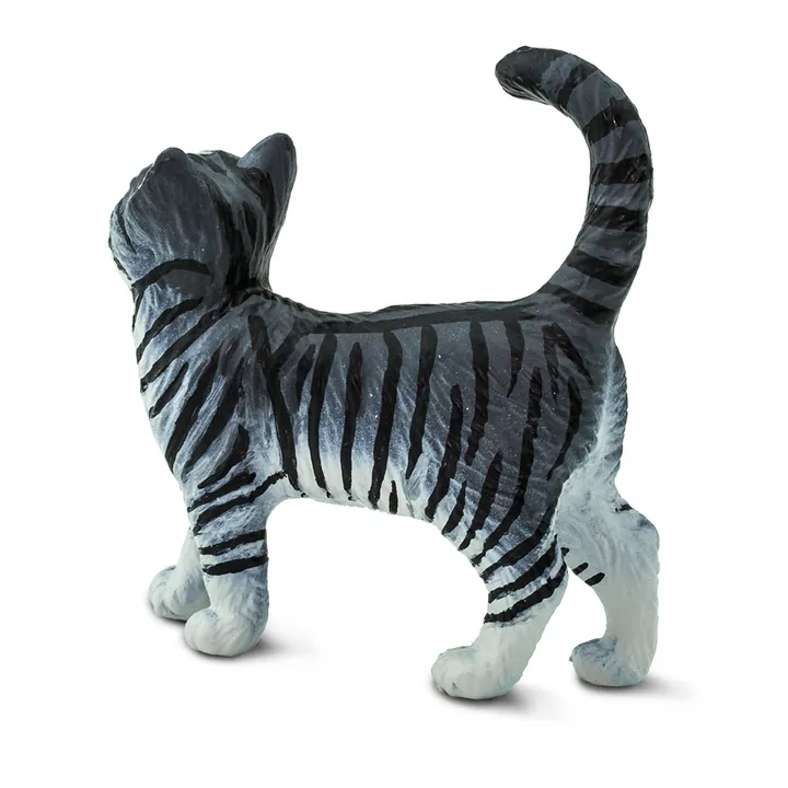 Фигурка Safari Ltd Серая полосатая кошка, фото 5
