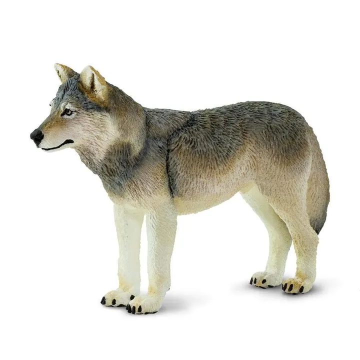 Фигурка Safari Ltd Серый волк, арт. 100509