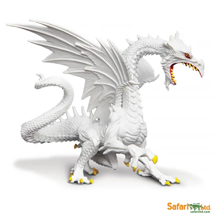 Фигурка Safari Ltd Снежный дракон, светящийся в темноте, арт. 10120