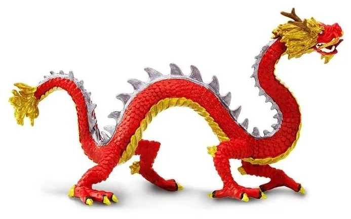 Фигурка Safari Ltd Рогатый китайский дракон, арт. 10135