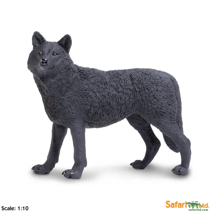 Фигурка Safari Ltd Чёрный волк, фото 2