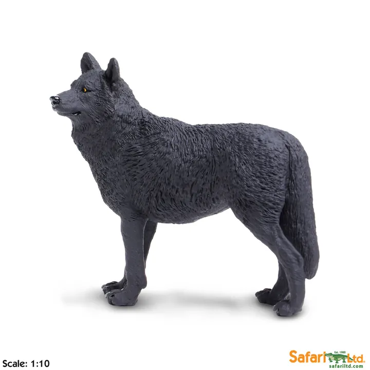 Фигурка Safari Ltd Чёрный волк, фото 3