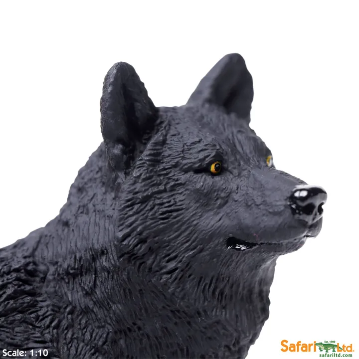 Фигурка Safari Ltd Чёрный волк, фото 4