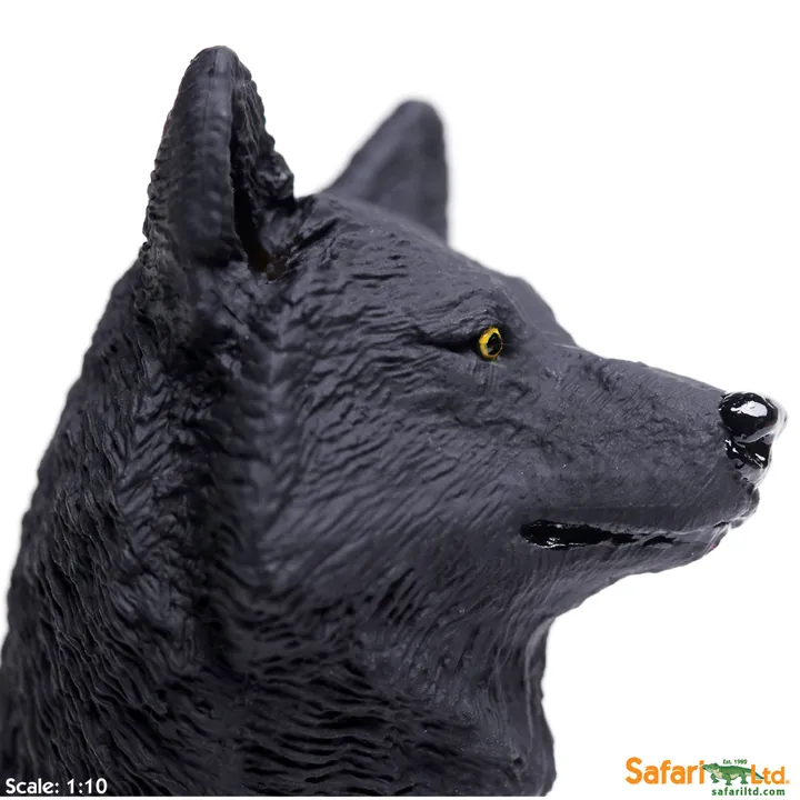 Фигурка Safari Ltd Чёрный волк, фото 5