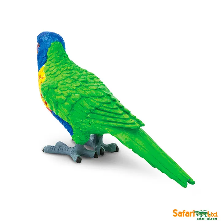 Фигурка попугая Safari Ltd Многоцветный лорикет, фото 4