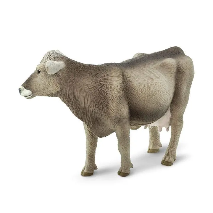 Фигурка Safari Ltd Бурая швицкая корова, фото 4