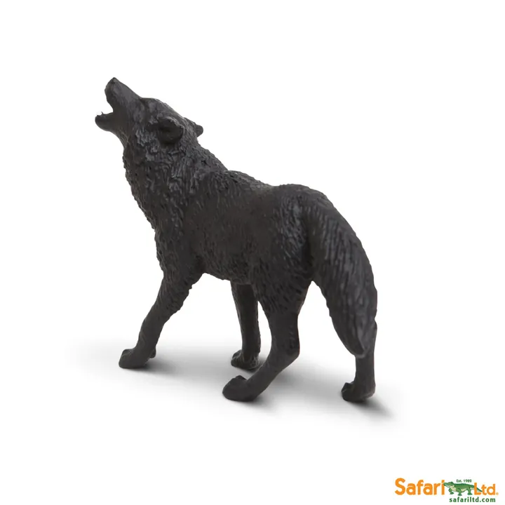 Фигурка Safari Ltd Чёрный волк, фото 2