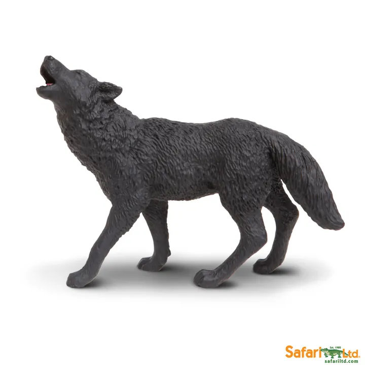 Фигурка Safari Ltd Чёрный волк, фото 3