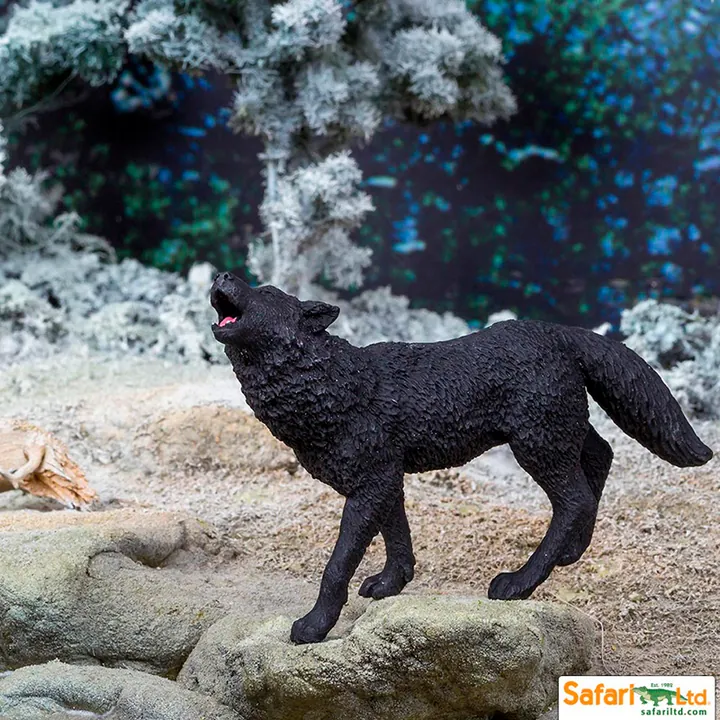 Фигурка Safari Ltd Чёрный волк, фото 5