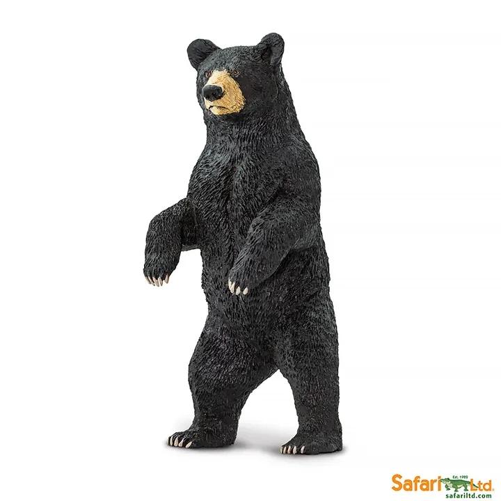 Фигурка Safari Ltd Чёрный медведь, арт. 181629