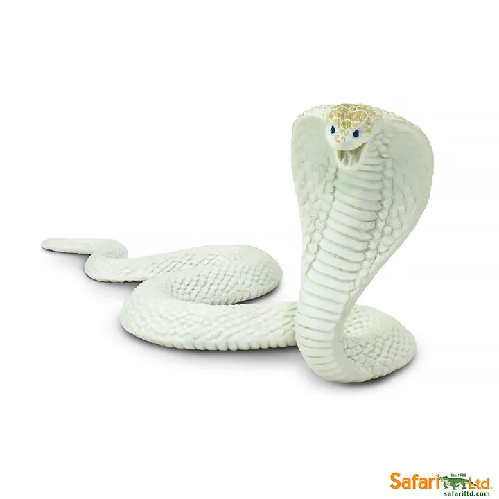 Фигурка змеи Safari Ltd Белая кобра, арт. 225829