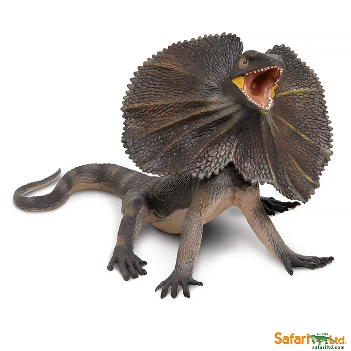 Фигурка ящерицы Safari Ltd Плащеносная ящерица, арт. 260529