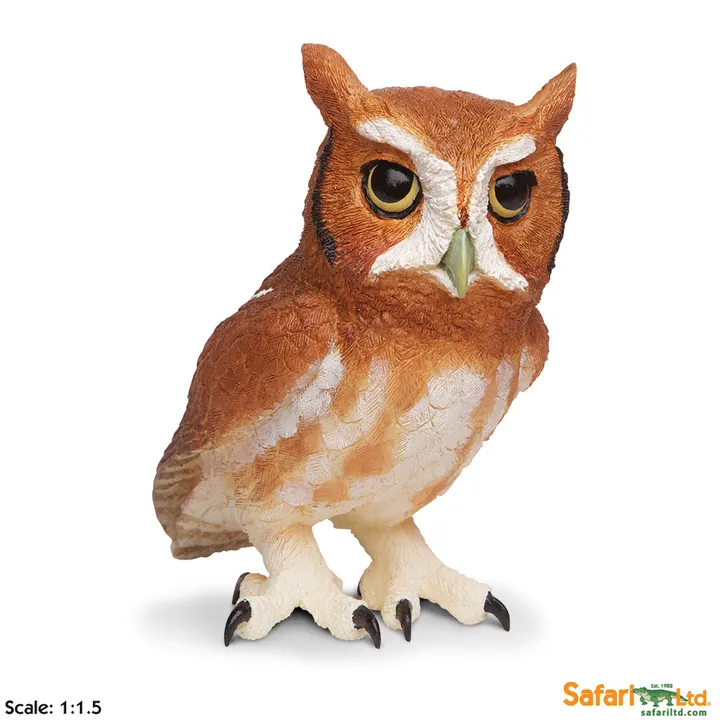 Фигурка птицы Safari Ltd Североамериканская совка, арт. 263429