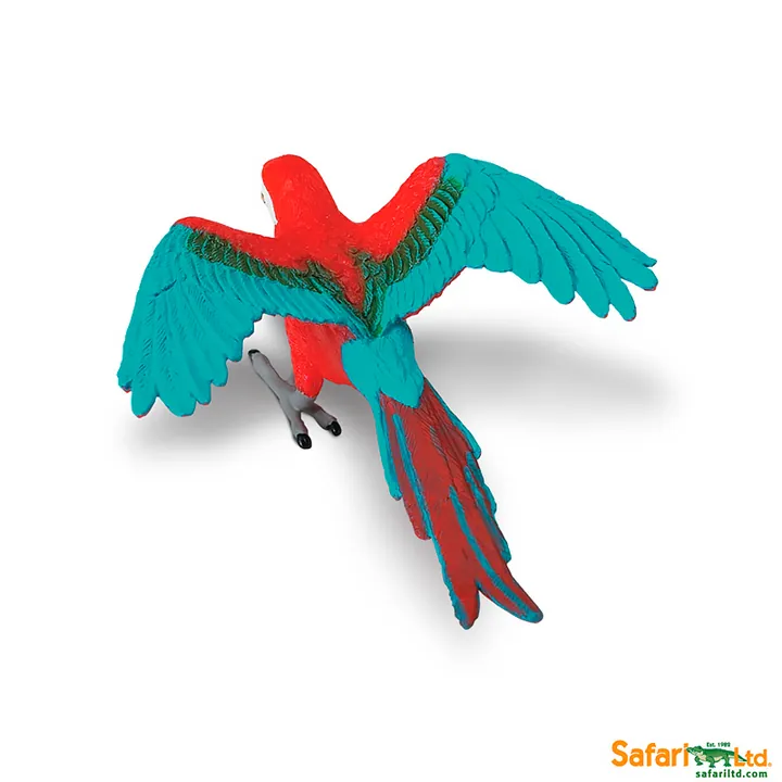 Фигурка попугая Safari Ltd Зеленокрылый ара, фото 2