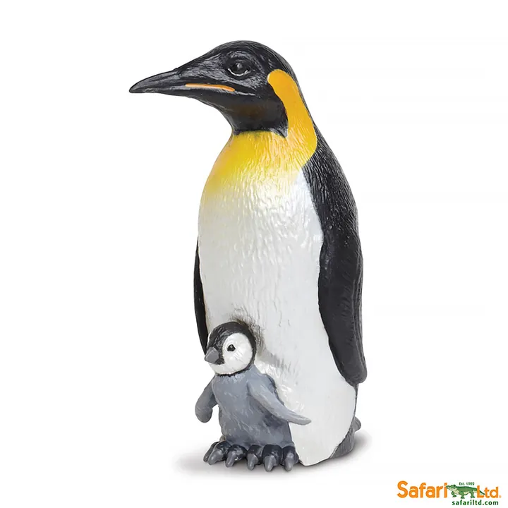 Фигурка птицы Safari Ltd Императорский пингвин с птенцом, арт. 267129