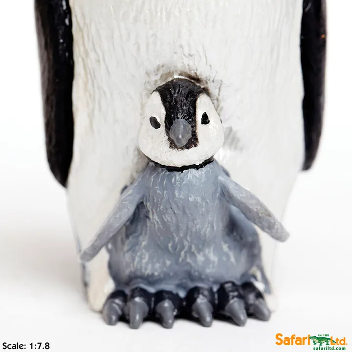 Фигурка птицы Safari Ltd Императорский пингвин с птенцом, фото 3