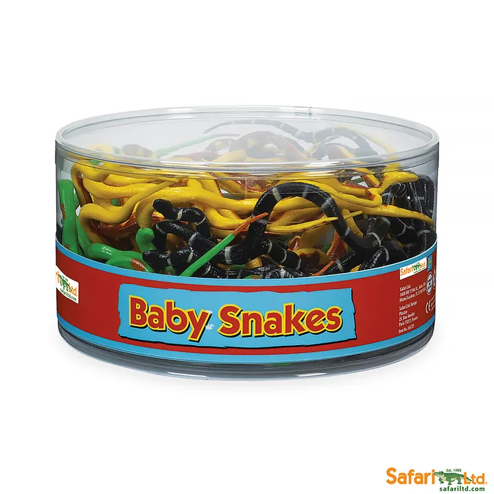 Набор фигурок Safari Ltd Детёныши змей, 36 шт., арт. 268329