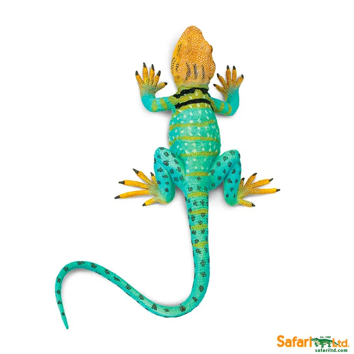 Фигурка ящерицы Safari Ltd Ошейниковая игуана, фото 4