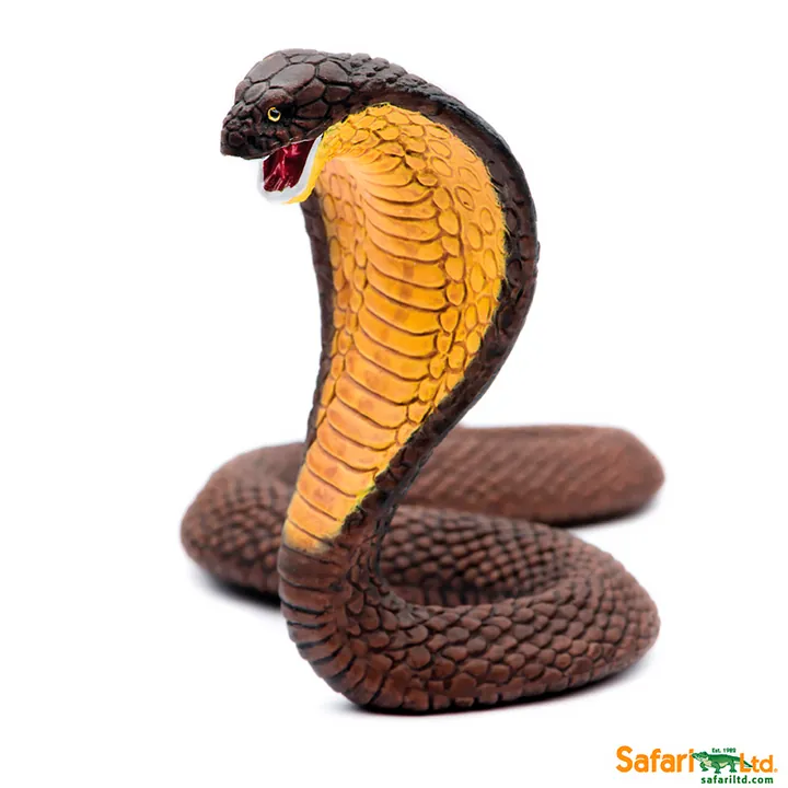 Фигурка змеи Safari Ltd Очковая кобра, арт. 272629