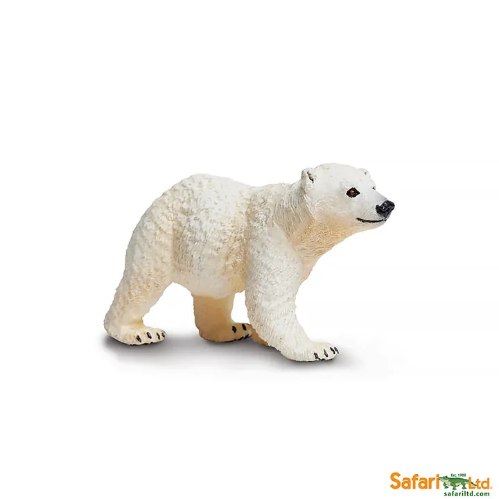 Фигурка Safari Ltd Белый медвежонок, арт. 273429