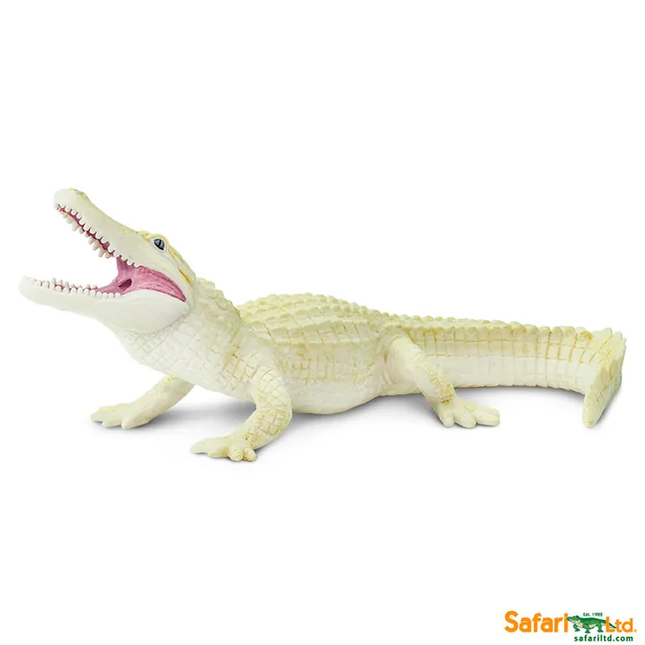 Фигурка крокодила Safari Ltd Белый аллигатор, арт. 291929