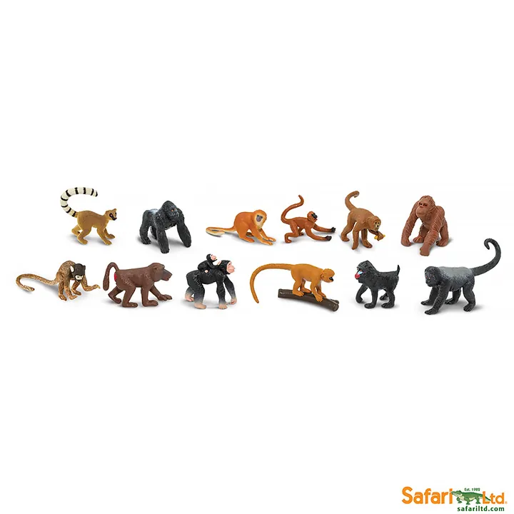 Набор фигурок Safari Ltd Обезьяны и обезьянки, фото 2