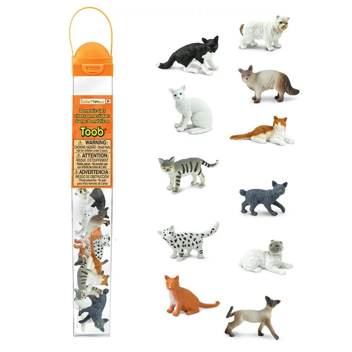 Набор фигурок Safari Ltd Домашние кошки, арт. 699204