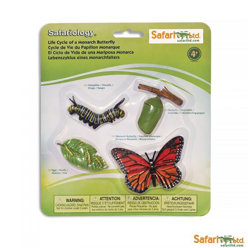 Набор фигурок Safari Ltd Жизненный цикл бабочки монарх